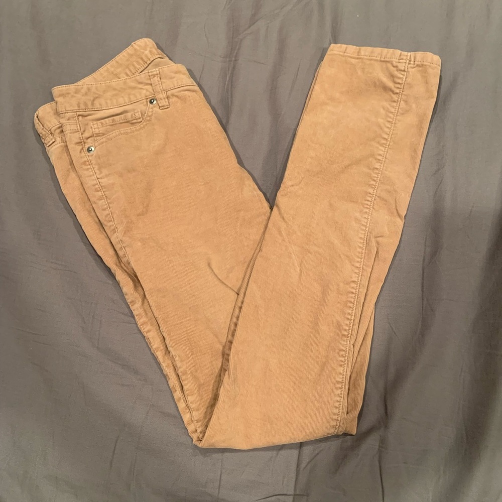 Corduroy low rise pants size 6 long